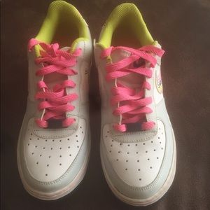 Multi color Nike Air Force one